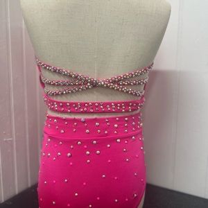 Hot pink 2 piece costume